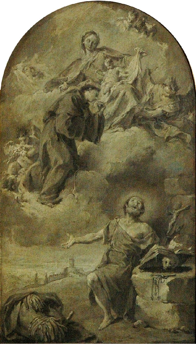 55-Pittoni G. B. (1754 ca.), Madonna con Bambino e Santi